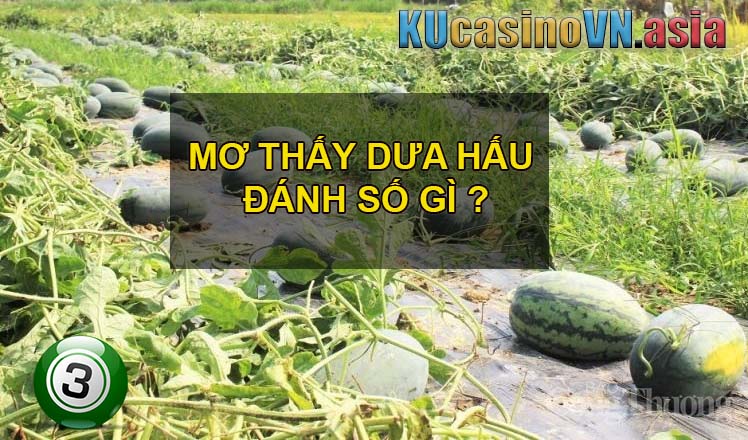 Ngủ mơ thấy dưa hấu đánh số gì ?