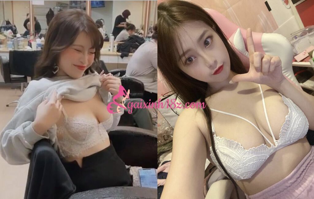 Hot girl vạch áo ngực