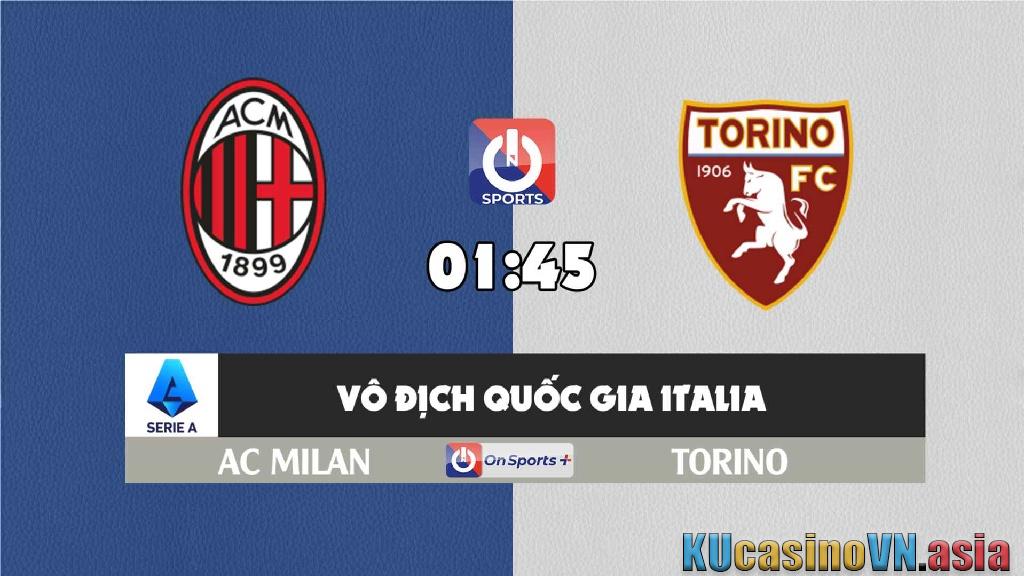 Soi kèo AC Milan vs Torino