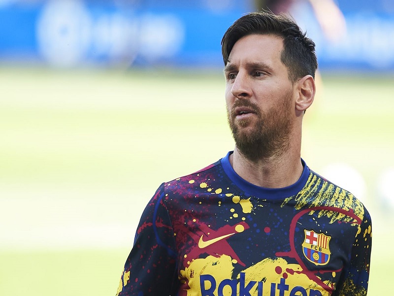 Ngôi sao Lionel Messi trong đội hình Barca 2018
