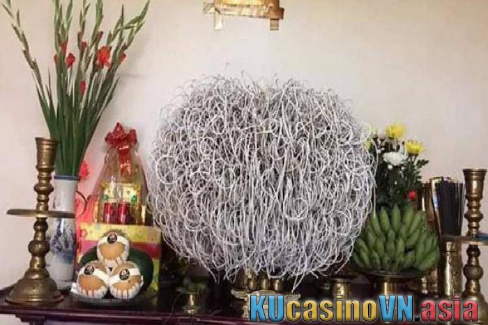 tỉa chân nhang cúng ông táo