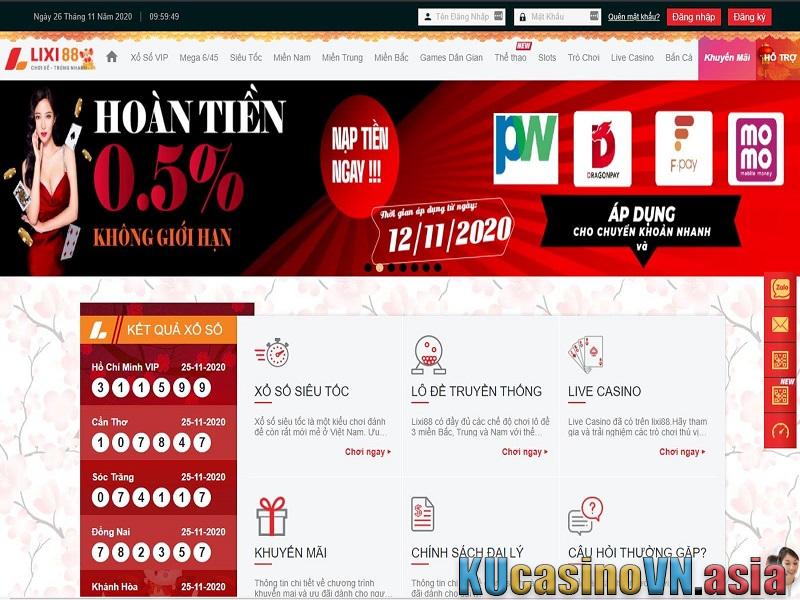 Mở tài khoản Lixi88