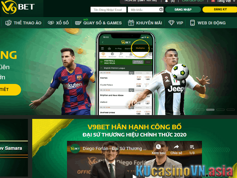 Cá cược bóng đá tại V9bet