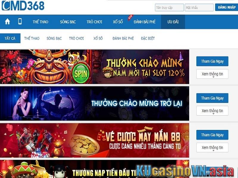 đăng ký tài khoản CMD368