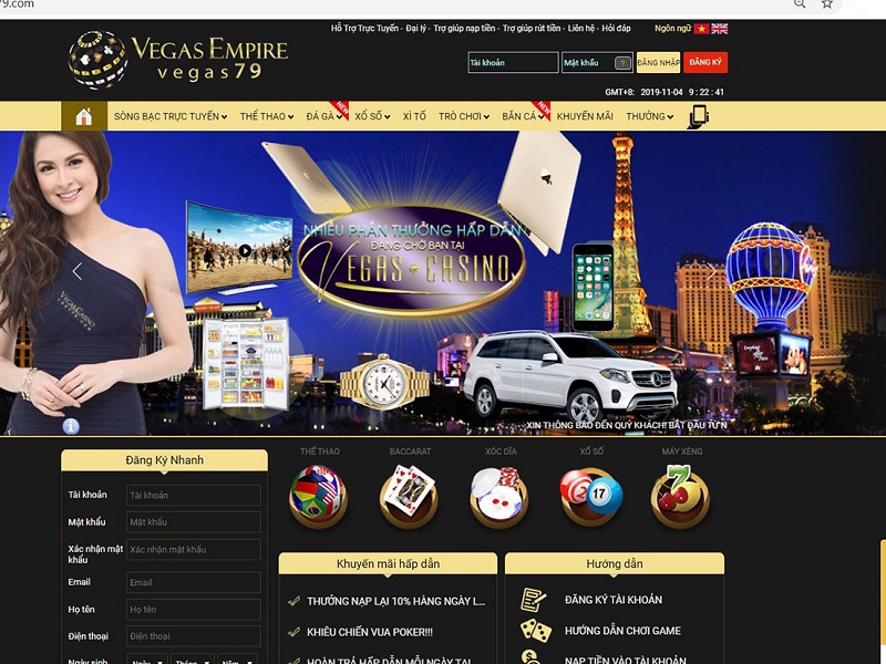 Chương trình khuyến mãi của nhà cái sòng bạc Vegas