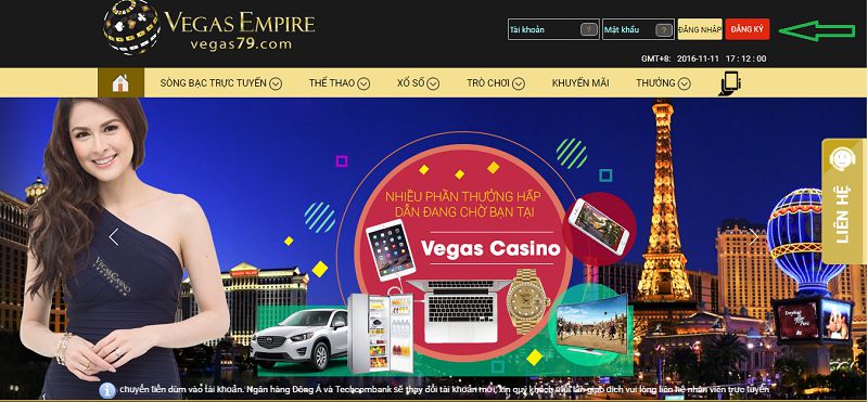 Hướng dẫn đăng ký tài khoản tại sòng bạc Vegas