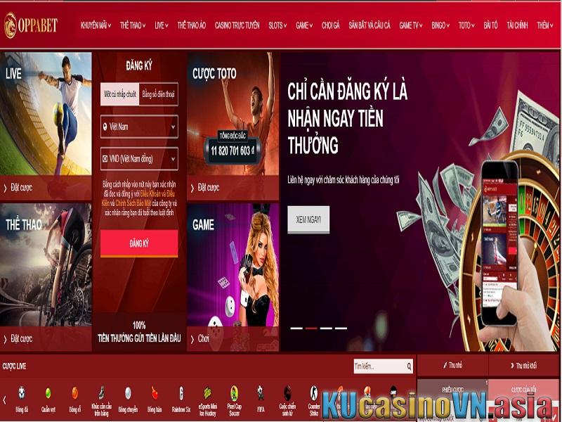 đăng nhập vào tài khoản Oppabet