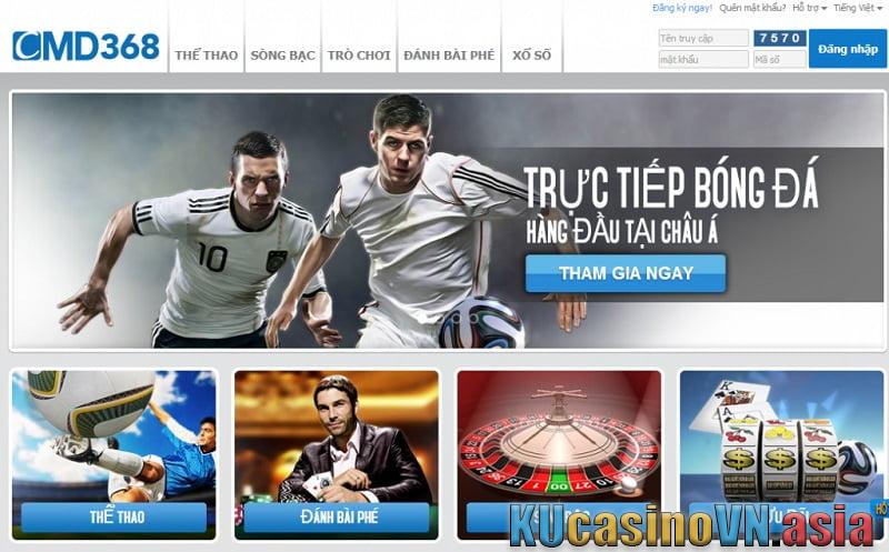 khuyến mãi tại nhà cái CMD368
