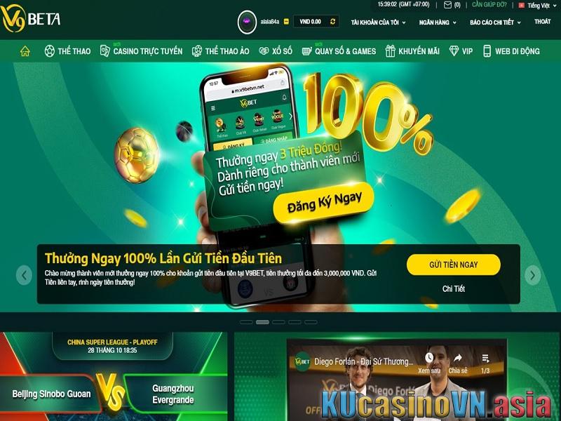 rút tiền từ nhà cái V9bet