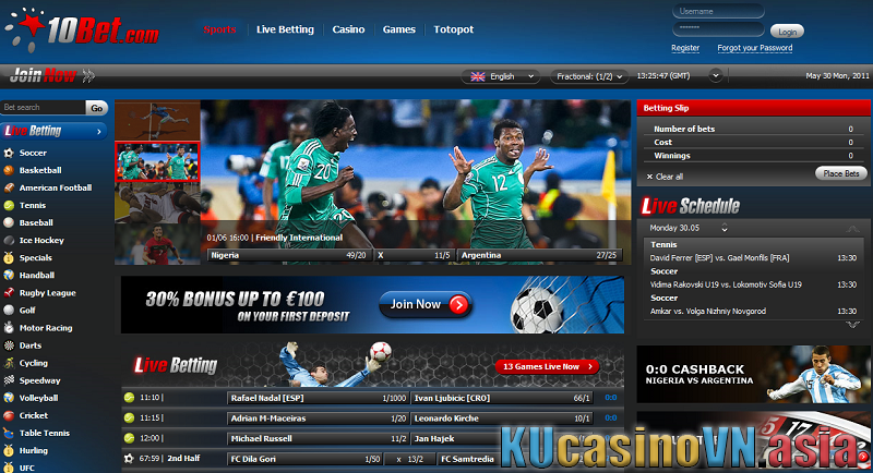 Nhà cái 10bet đã bị bắt