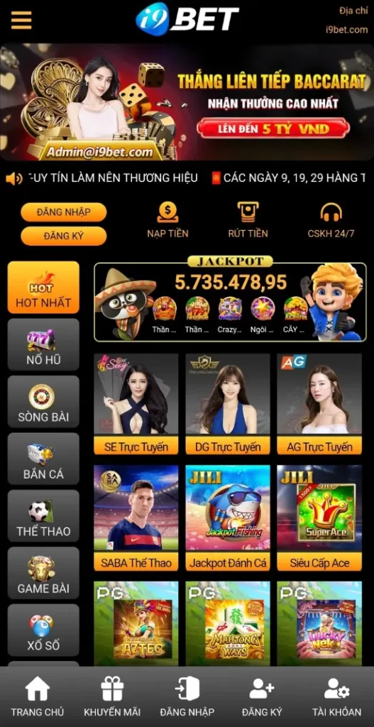 Link tải app I9bet81 Android